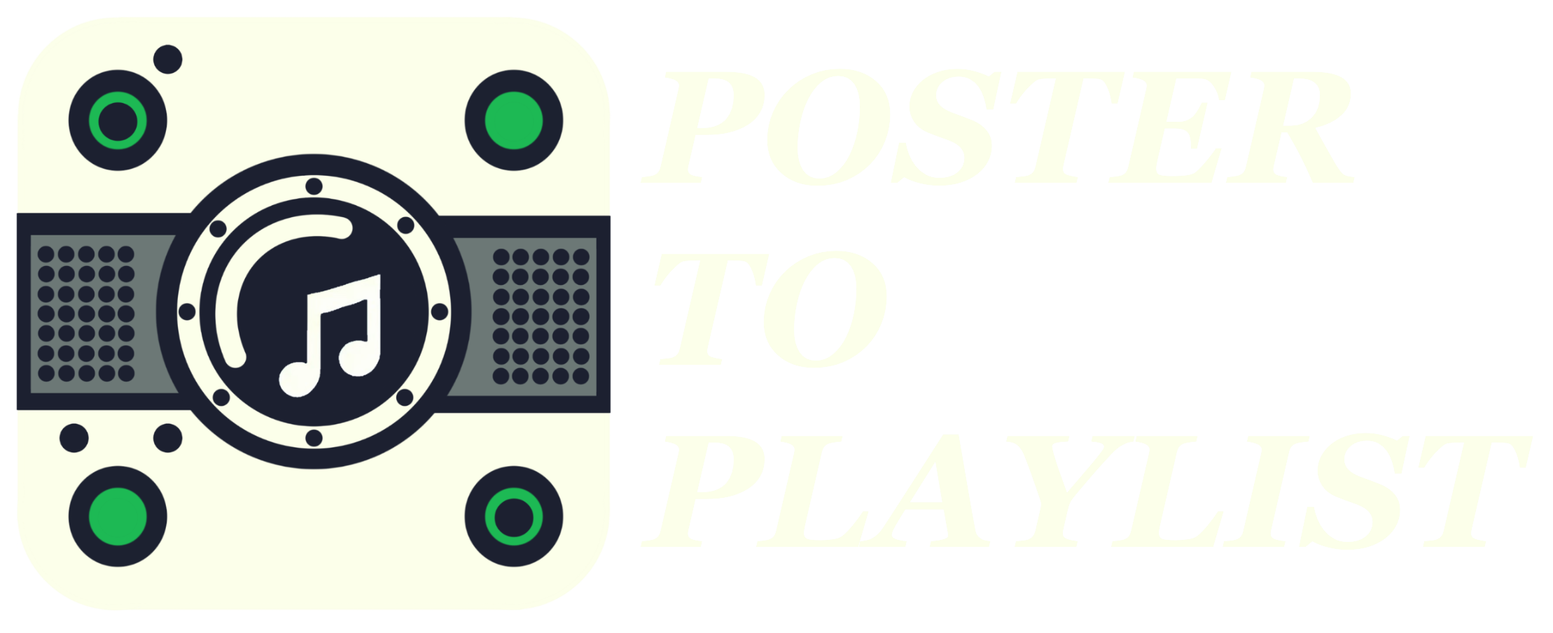 PosterToPlaylist Logo